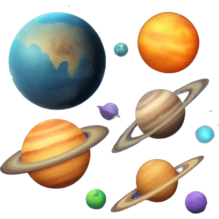 Planets emoji