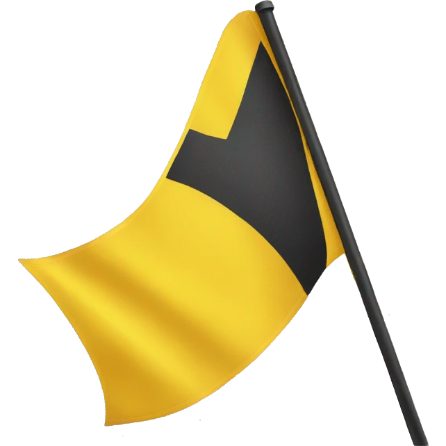 Yellow flag emoji