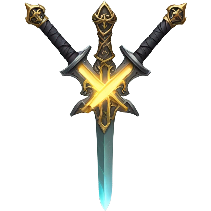 space cross sword-with-ray-blade emoji