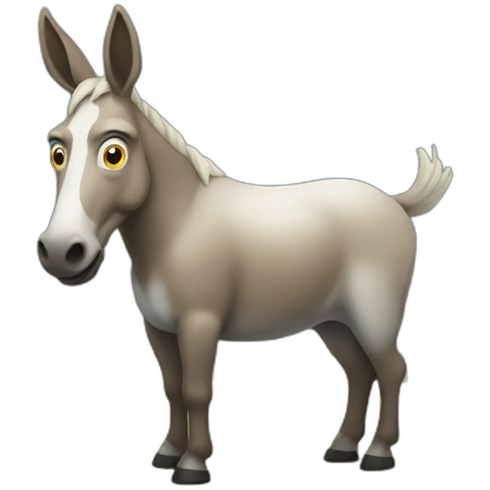 Mule barbecue emoji