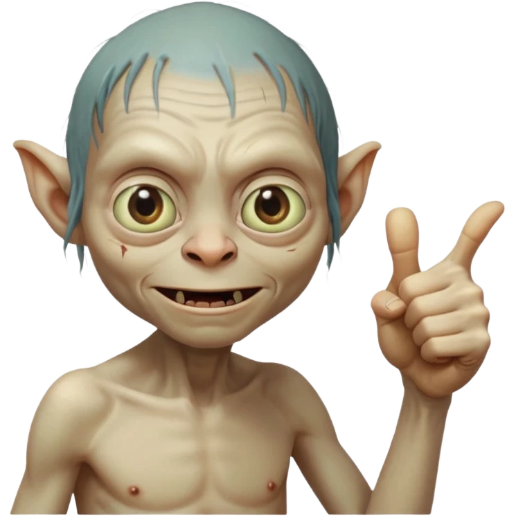 thumbs up golum emoji