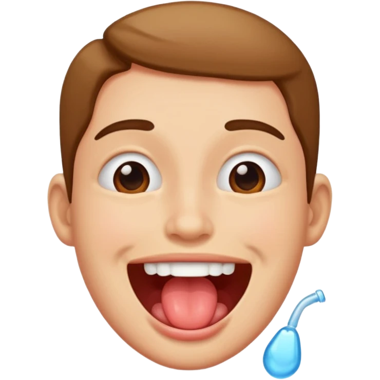 persona babeando emoji