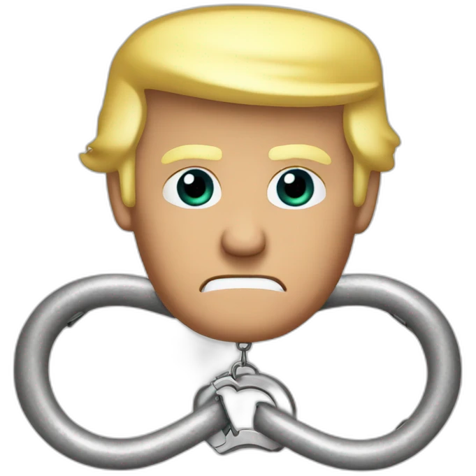 trump-in-handcuffs emoji