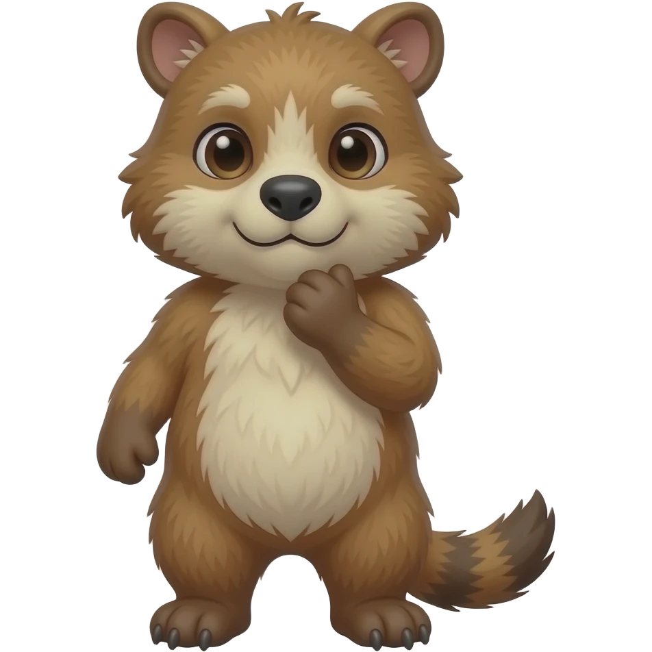 animal thinking emoji