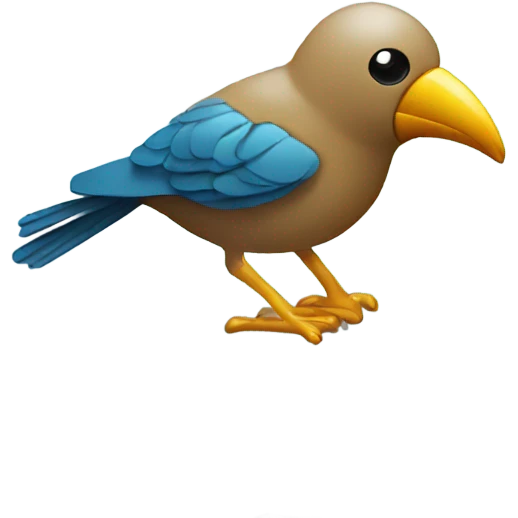 Bird soldering a circuit board emoji