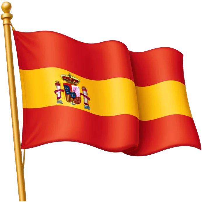 Spanish flag waving emoji