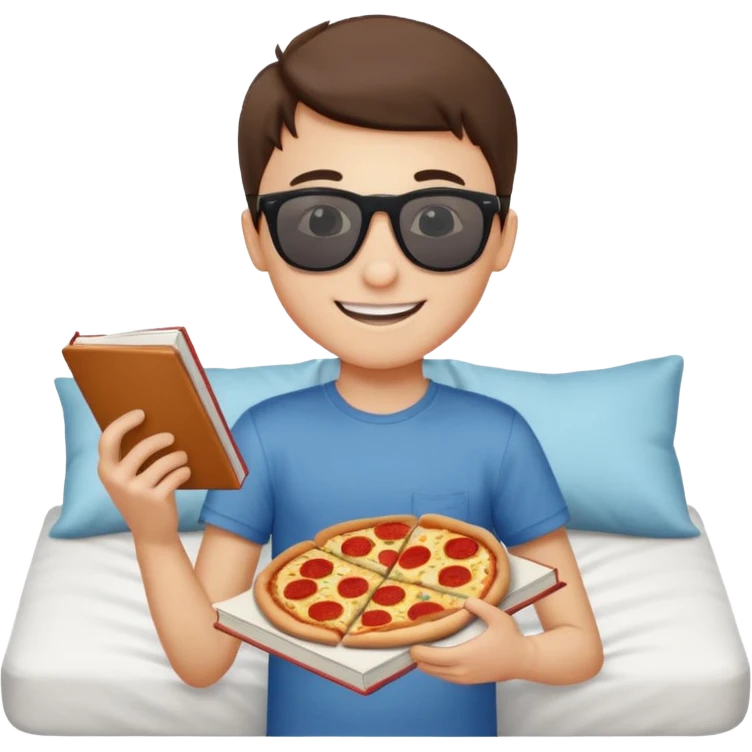 Create a 5 Emojis of my day and write a sentence about it... I am A BOY... emoji