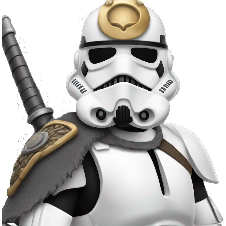 Stormtrooper with Viking custom emoji