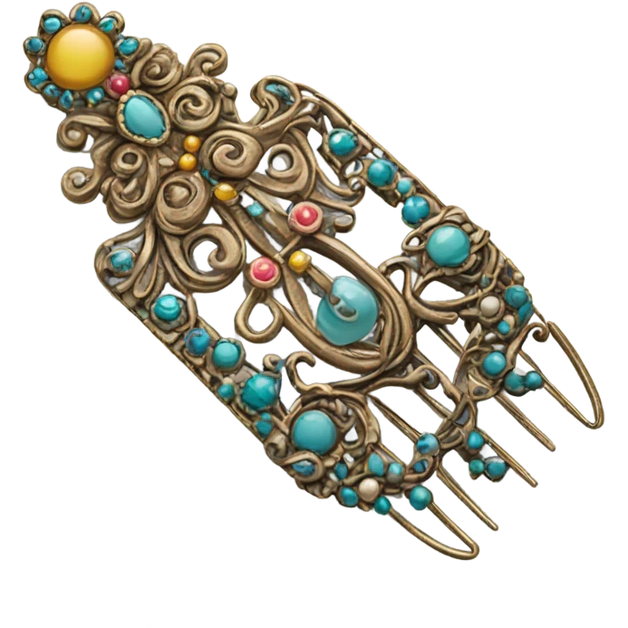 hair clip  emoji