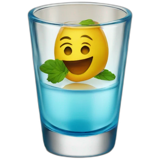 rakija in a shot glass emoji