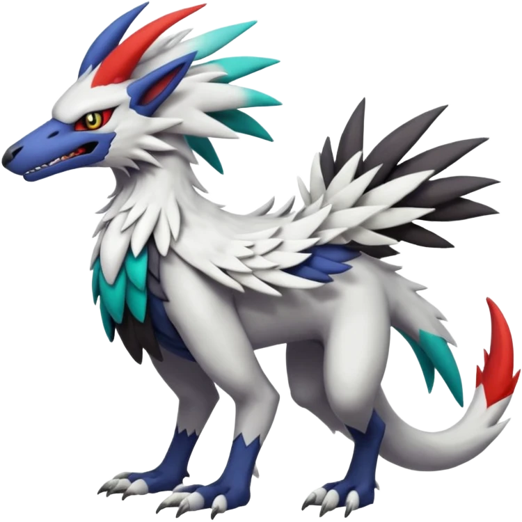 Sergal-Silvally-Fakémon-creature-fusion (full body) emoji