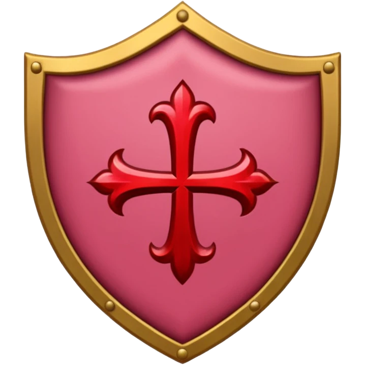 brasão sangrando medieval rosa de sangue vermelha emoji