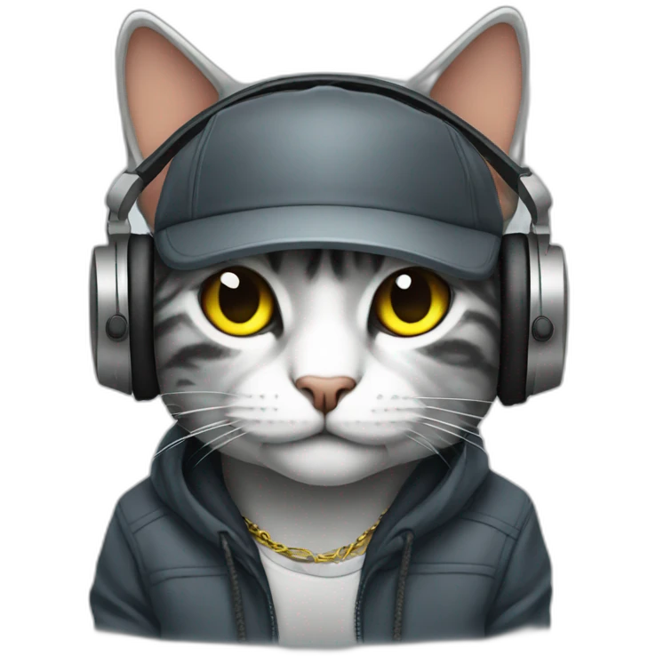 Dj cat emoji