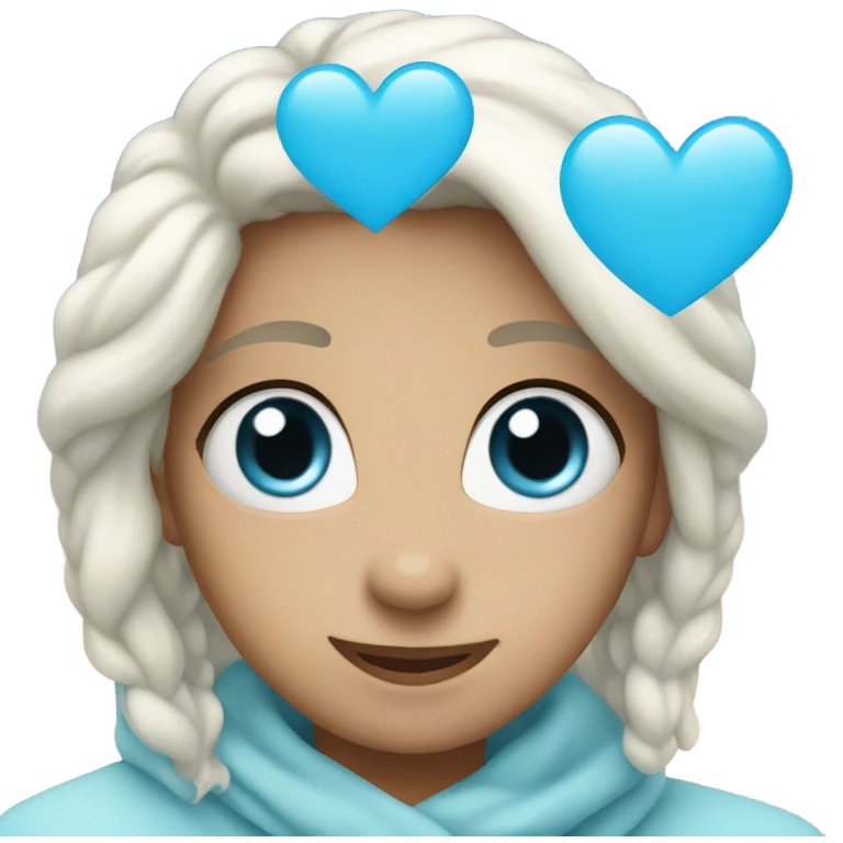 sky blue heart emoji