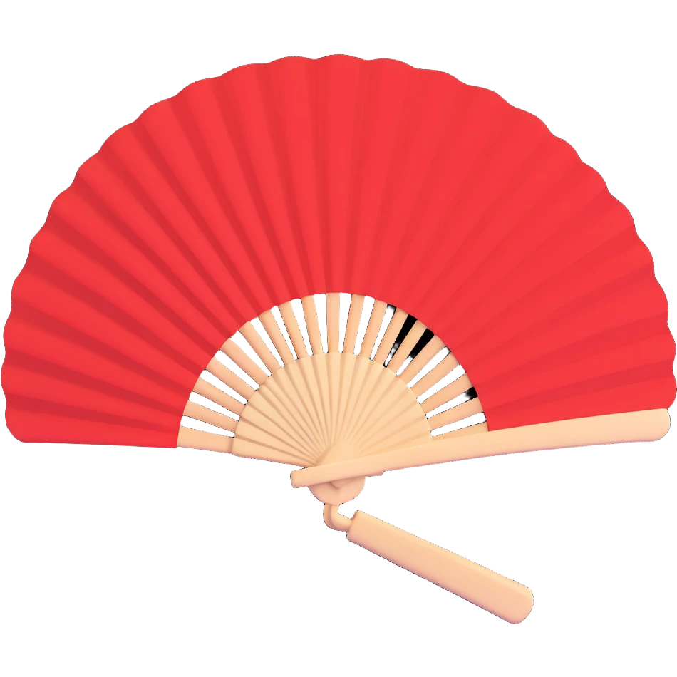 red hand fan emoji
