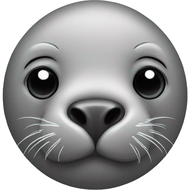 Seal with elephant nose emoji