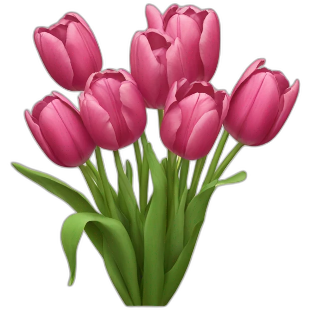 tulips emoji
