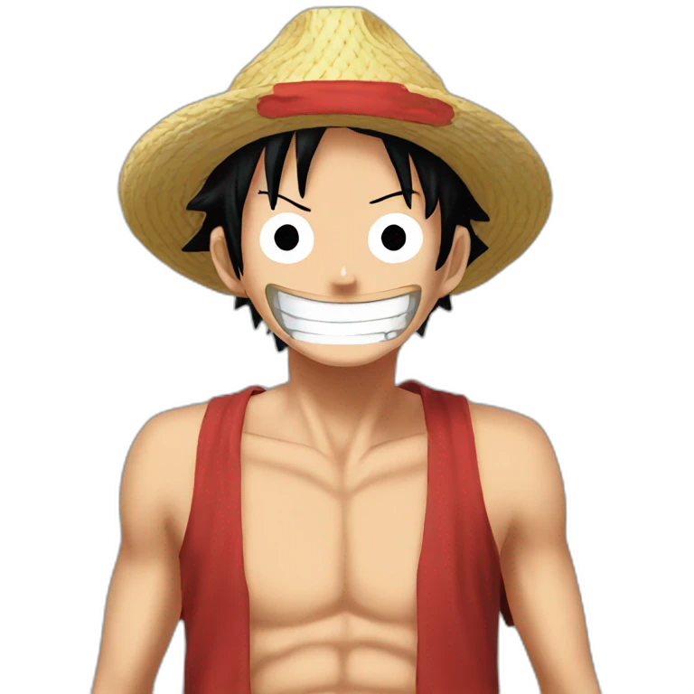 Luffy one piece emoji