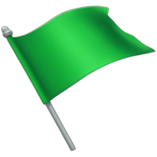 green flag emoji