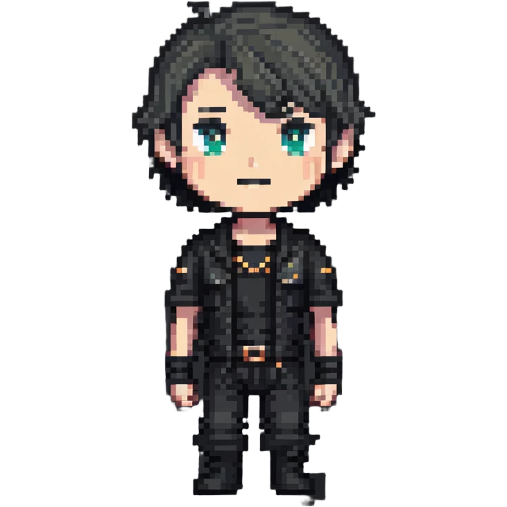 chibi male human character, short proportions, large head emoji