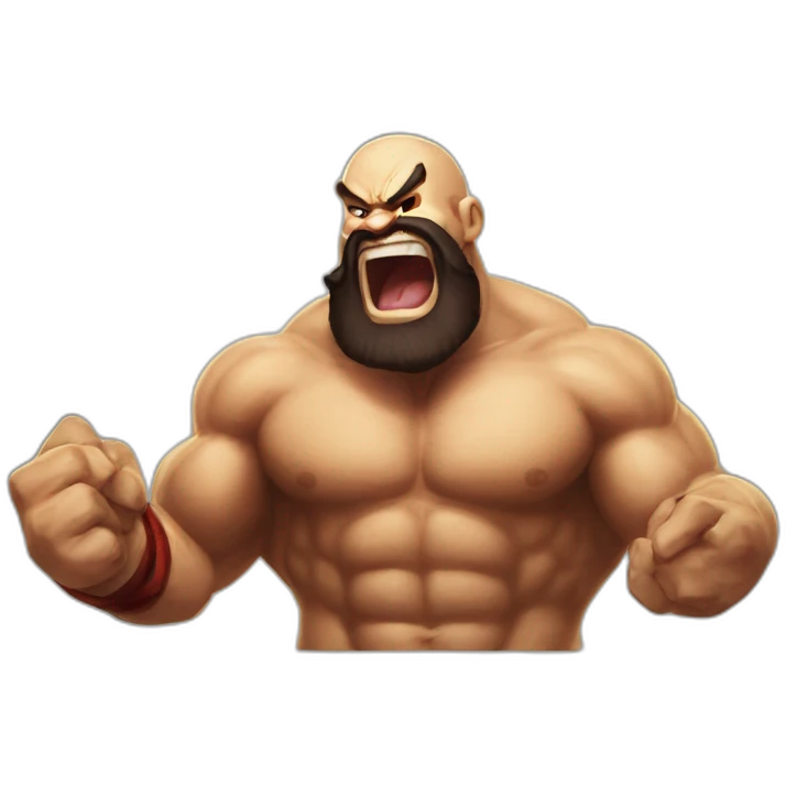 Zangief laught salute emoji