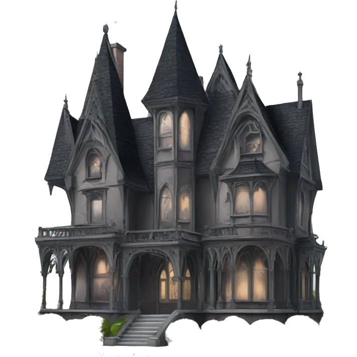 Gothic mansion emoji