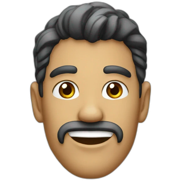 Kakhaufen au einem gesicht emoji