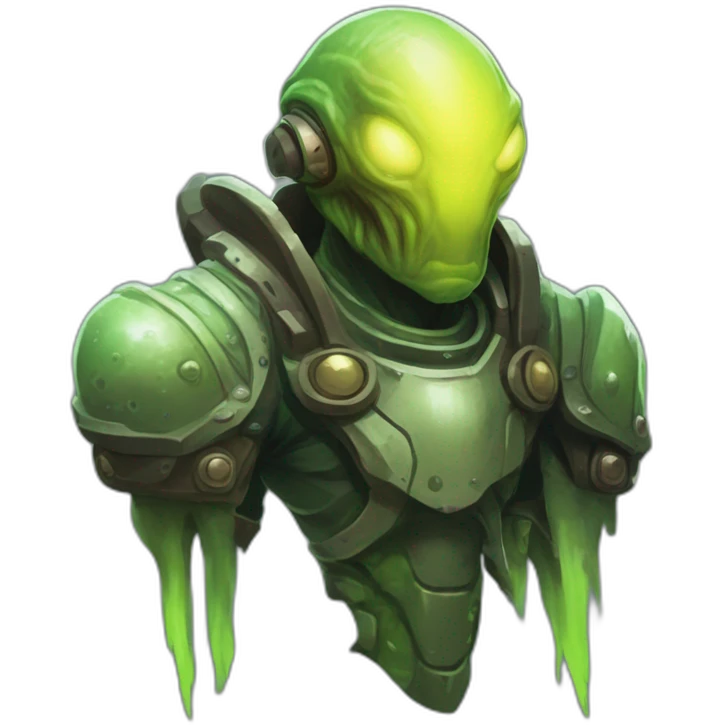 alien Abomination futuristic roguelike rpg style inspired by slay thee spire emoji