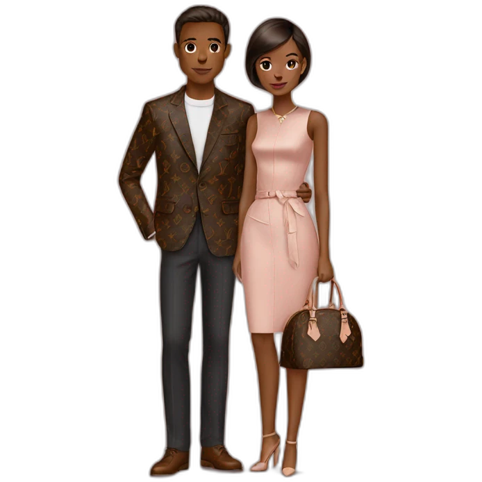 Louis Vuitton Couple emoji