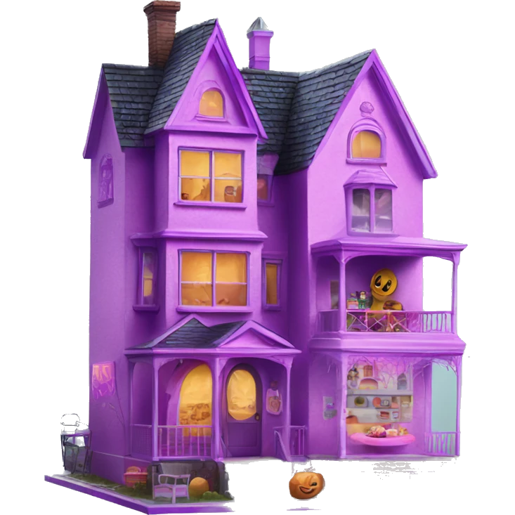 Barbie’s haunted dream house and food truck  emoji
