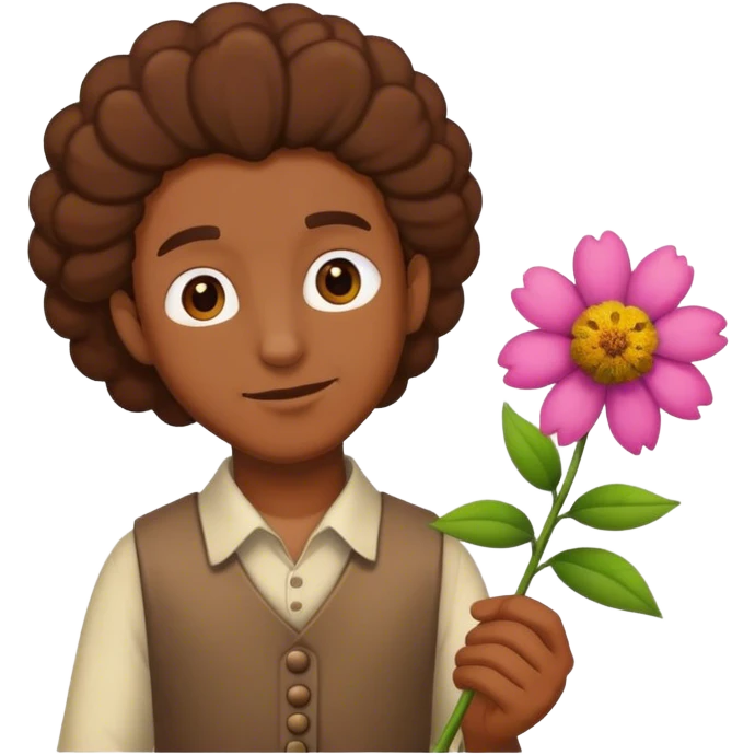 Bedoof holding a flower emoji