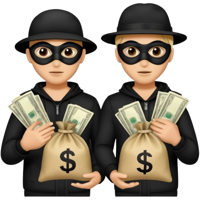 two robbers emoji