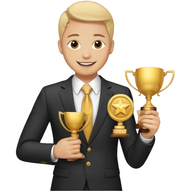 20 blue background awarrd with 3 people emoji