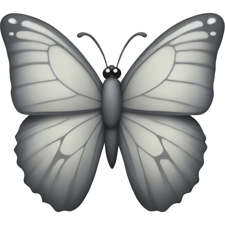 Grey Butterfly emoji