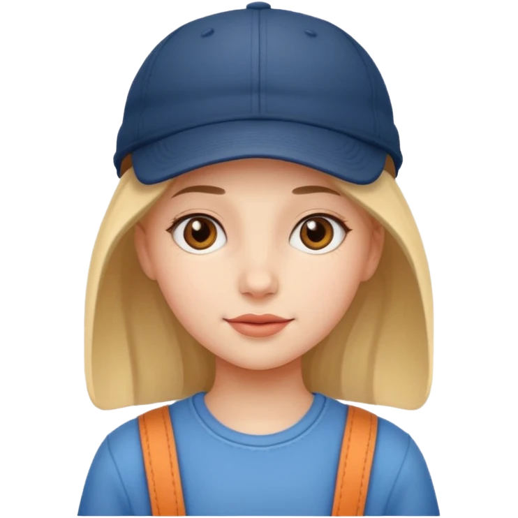 Girl with cap emoji