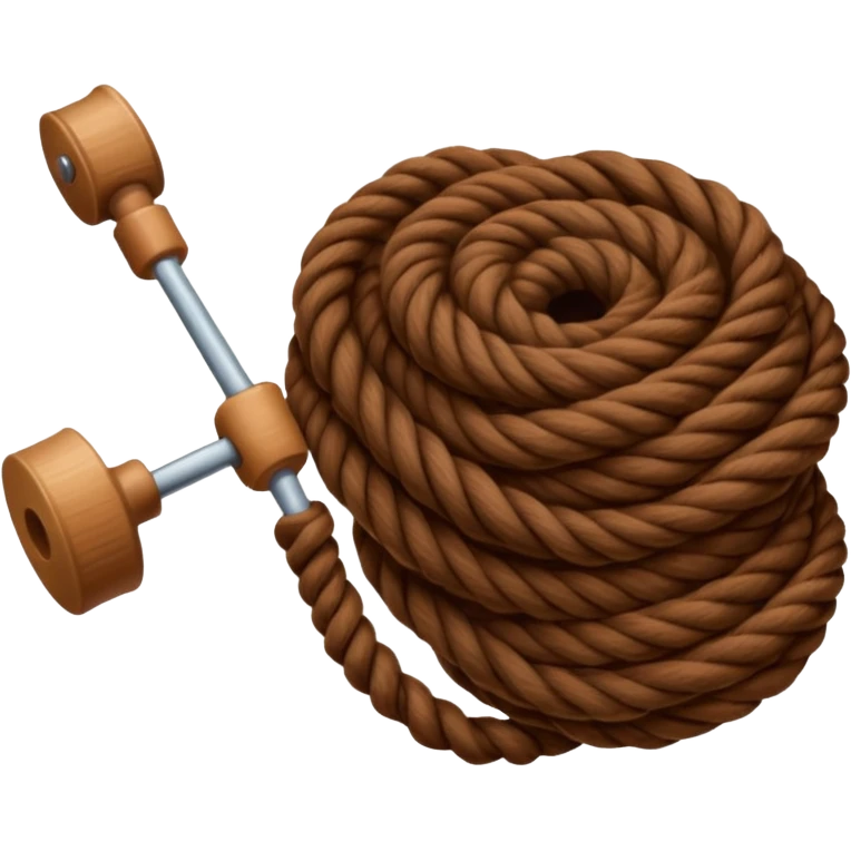 brown yarn on a bobbin emoji