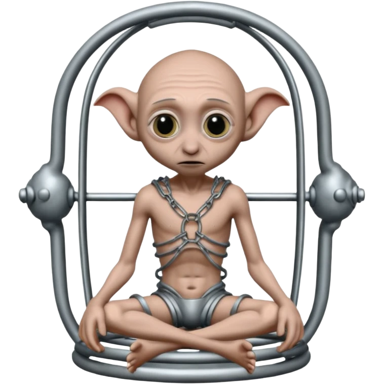 Dobby in chastity cage emoji