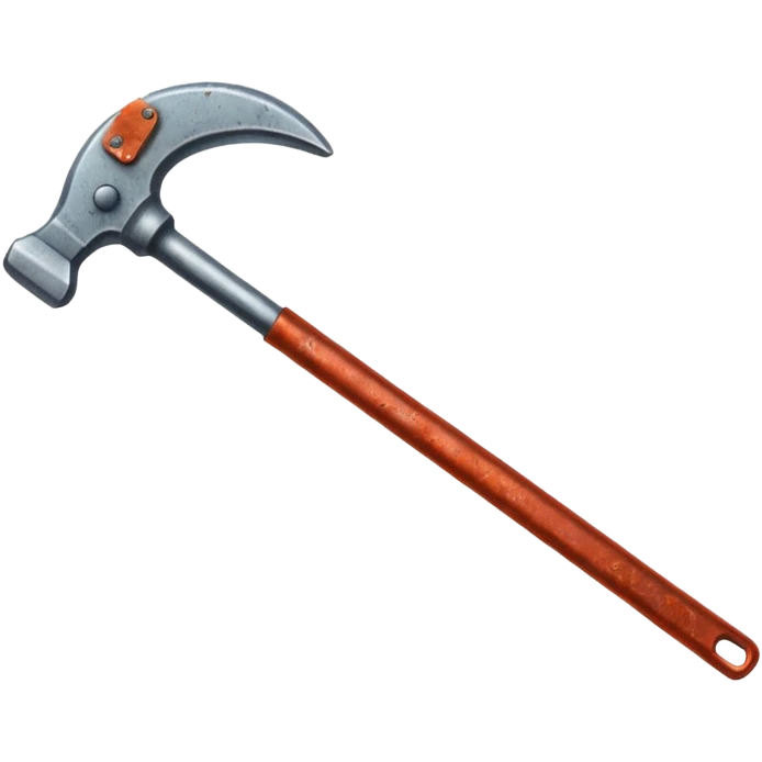red metal classic crowbar emoji