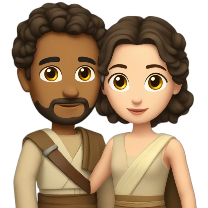 Rey y princesa emoji
