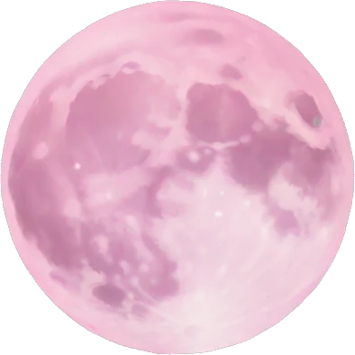 pastel pink moon emoji