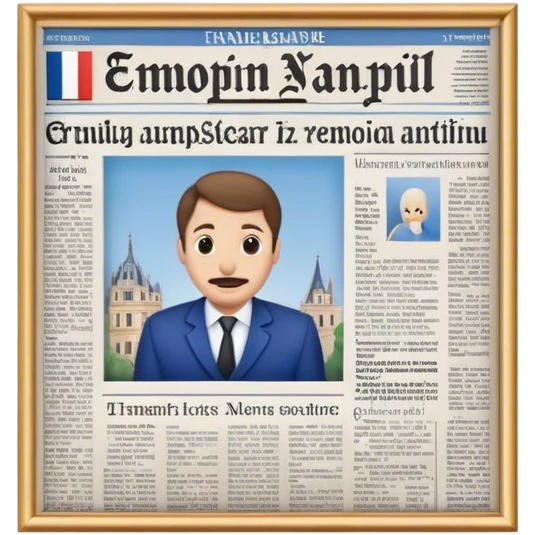 a French newspapernewspapper emoji