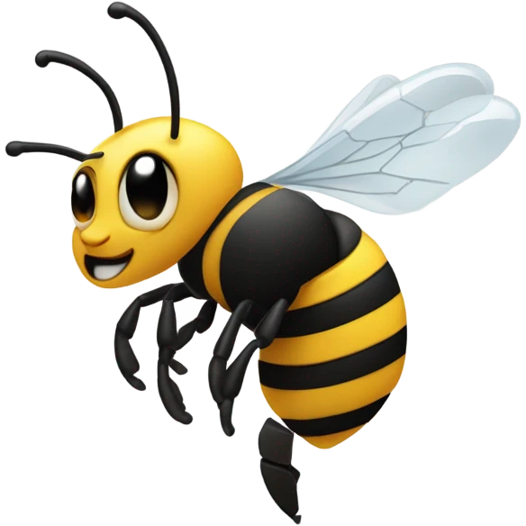 Bee stinging someone  emoji