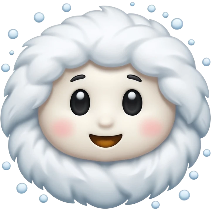 Snow emoji