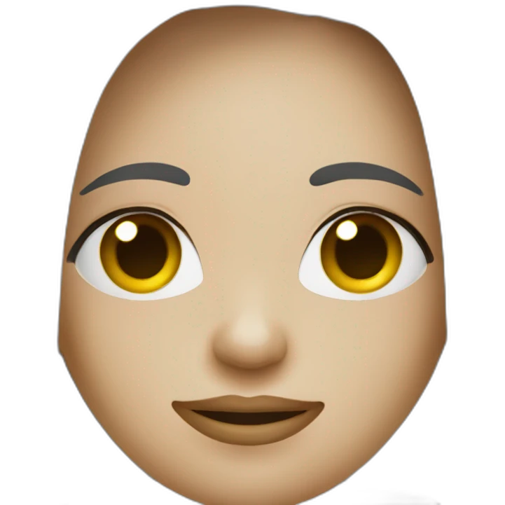 robô feminino prata  emoji
