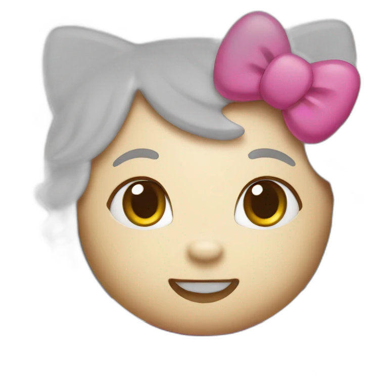 Hello kitty emoji