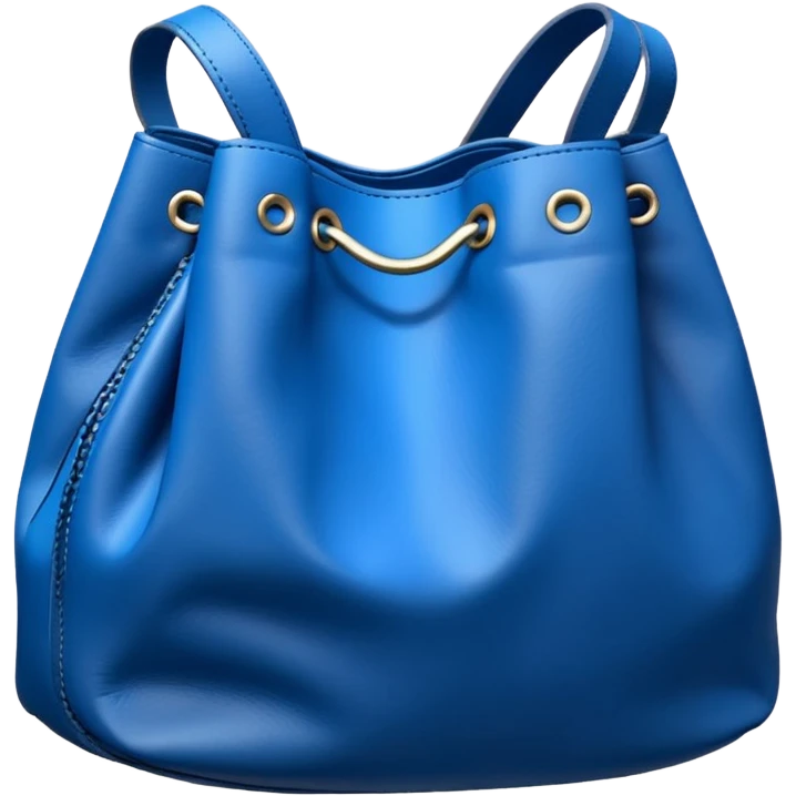 sac de pièces bleues emoji