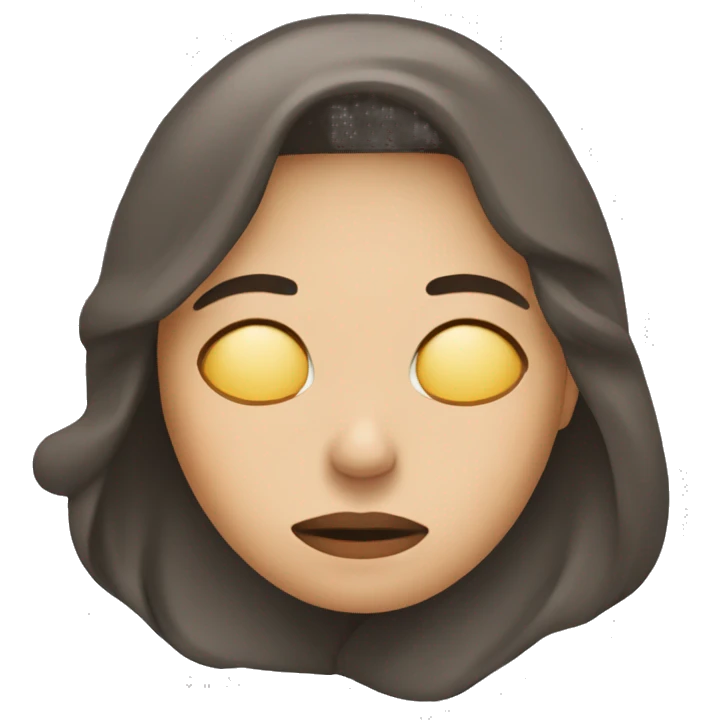 mujer durmiendo  emoji