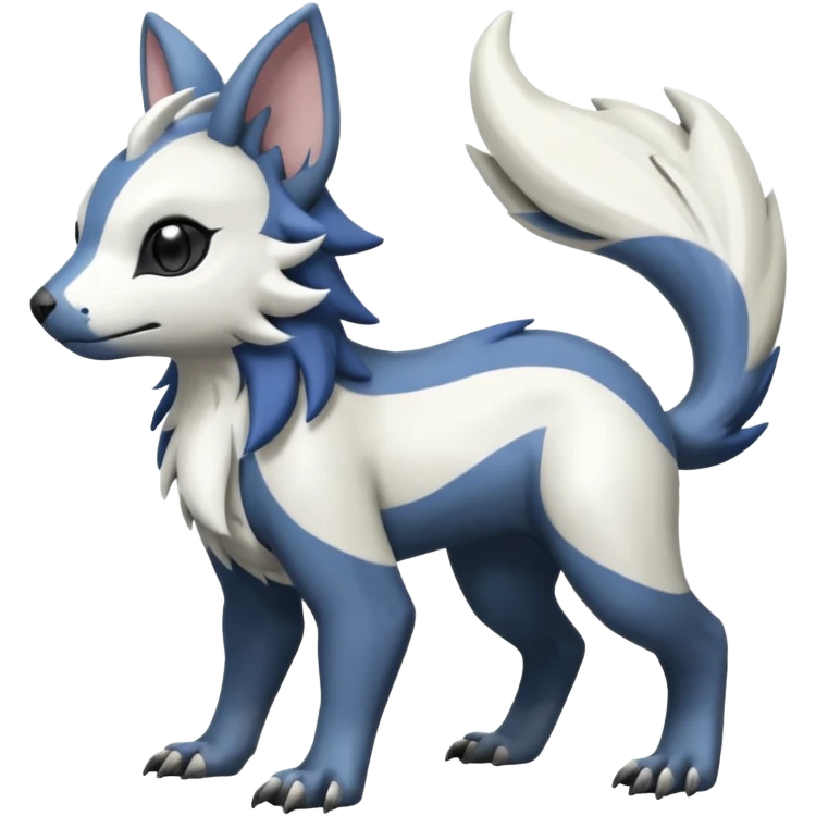 Shiny Linoone-Absol-Trico-Hybrid (Full body) emoji