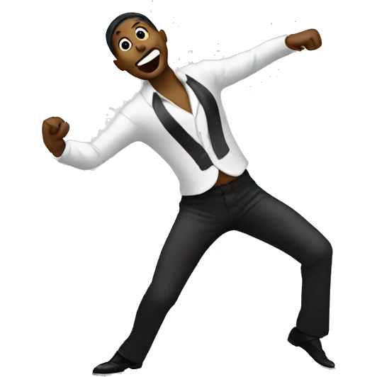 Mono bailando emoji