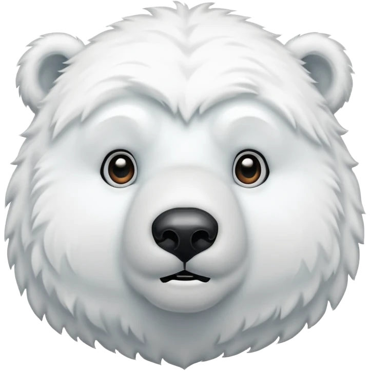 Белый медведь  emoji